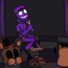 empty animatronic suite purple guy