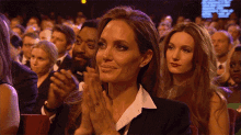 Angelina Jolie Applause GIF - Angelina Jolie Applause Speech GIFs