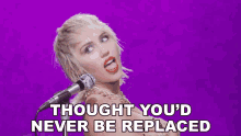 Thought Youd Never Be Replaced Miley Cyrus GIF - Thought Youd Never Be Replaced Miley Cyrus Midnight Sky GIFs