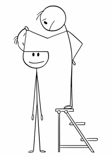 Disappointed Stick Man Okay GIF