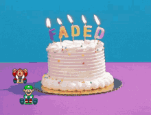 Birthday Cake Faded GIF - Birthday Cake Faded Mario Luigi GIFs