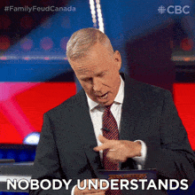 Nobody Understands The Question Gerry Dee GIF - Nobody Understands The Question Gerry Dee Family Feud Canada GIFs