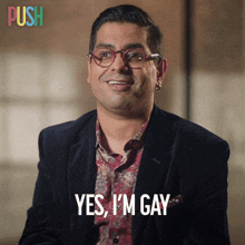 Yes Im Gay Aleem Jaffer GIF - Yes Im Gay Aleem Jaffer Push GIFs