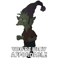 You'Re Very Affordable Elfo Sticker - You'Re Very Affordable Elfo Nat Faxon Stickers