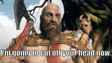 kratos cut off head im