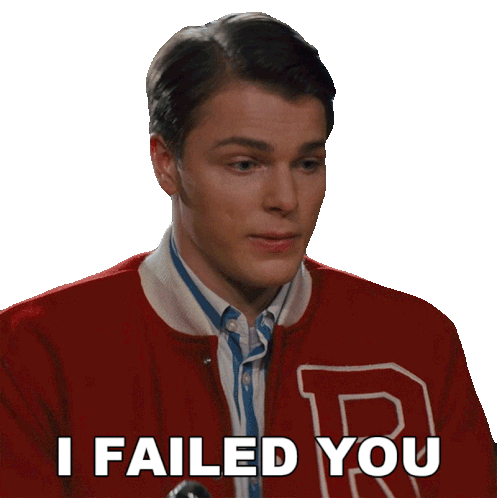 I Failed You Buddy Sticker - I Failed You Buddy Grease Rise Of The Pink Ladies Stickers