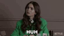 Huh Emily Cooper GIF - Huh Emily Cooper Lily Collins GIFs