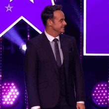 Excited Anthony Mcpartlin GIF - Excited Anthony Mcpartlin Britains Got Talent GIFs