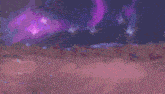 a computer generated image of a purple and blue background