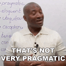 That'S Not Very Pragmatic James GIF - That'S Not Very Pragmatic James Engvid GIFs