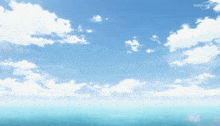 небо море GIF - небо море аниме GIFs