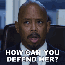 How Can You Defend Her Julius Cain GIF - How Can You Defend Her Julius Cain The Good Fight GIFs