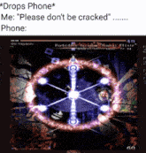 Touhou Drops Phone GIF - Touhou Drops Phone Please Don'T Be Cracked GIFs
