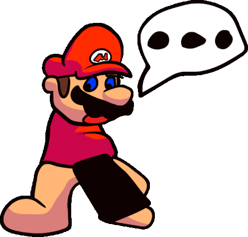 Piss Mario Mario Pissing Sticker - Piss Mario Mario Pissing Down Pose Stickers