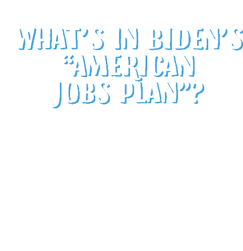 American Jobs Plan Fix Highways Sticker - American Jobs Plan Fix Highways Clean Water Stickers