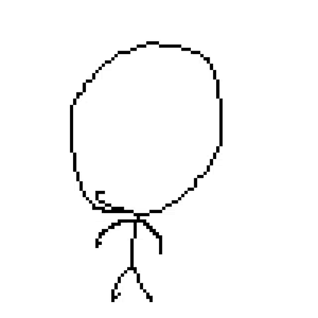 Disappointed Stick Man Okay GIF