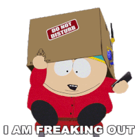 I Am Freaking Out Eric Cartman Sticker - I Am Freaking Out Eric Cartman South Park Stickers