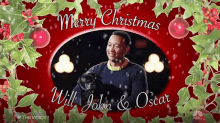 Merry Christmas Christmas Card GIF - Merry Christmas Christmas Card Dog GIFs