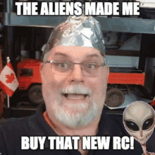 Rc Alien GIF - Rc Alien Tin Foil GIFs