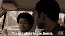 You In A Glass House Homie Put The Stone Down GIF