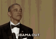 Obama Out GIF