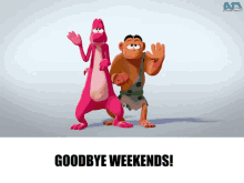Goodbye Goodbye Weekends GIF - Goodbye Goodbye Weekends Waving GIFs
