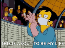 The Simpsons Mask GIF - The Simpsons Mask Gloves GIFs