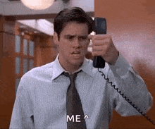 Jim Carrey Yelling GIF - Jim Carrey Yelling Phone Call GIFs