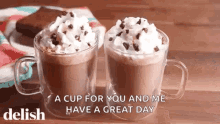 Drink Hot Chocolate GIF - Drink Hot Chocolate Cheers GIFs