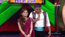 Comedy Ka Jashn Hasne Ki Azaadi Colors GIF - Comedy Ka Jashn Hasne Ki Azaadi Colors Drashti Dhami GIFs
