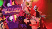 Clown Kiss GIF - Clown Kiss Mor Girl GIFs