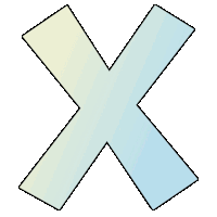 X No Sticker