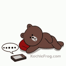 Brown And Cony Waiting GIF - Brown And Cony Waiting Loading GIFs