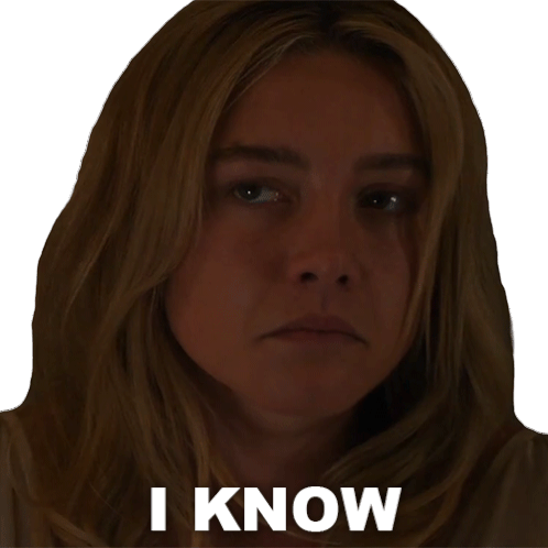 I Know Alice Chambers Sticker - I Know Alice Chambers Florence Pugh Stickers