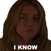 I Know Alice Chambers Sticker - I Know Alice Chambers Florence Pugh Stickers