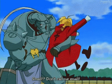 Dont Call Me Small Edward GIF - Dont Call Me Small Edward Elric - GIF を ...