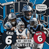 New York Giants (6) Vs. Carolina Panthers (6) Second Quarter GIF - Nfl National Football League Football League GIFs
