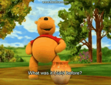 The Book Of Pooh Pooh GIF - The Book Of Pooh Pooh What Was It I Said Before GIFs