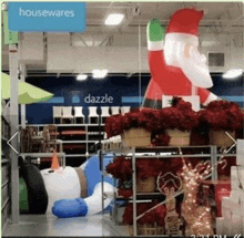 a store with a sign that says " housewares " on it