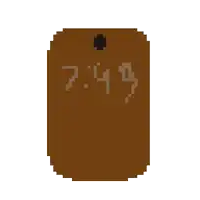 a pixel art drawing of a basketball with a yellow nike logo on it