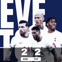 Everton F.C. (2) Vs. Tottenham Hotspur F.C. (2) Post Game GIF - Soccer Epl English Premier League GIFs