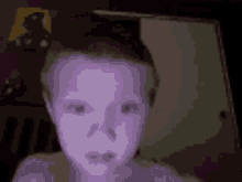 Kid Turns Pink Screaming GIF
