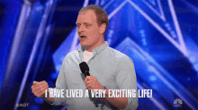 Lived A Very Exciting Life Americas Got Talent GIF - Lived A Very Exciting Life Americas Got Talent My Life Was Exciting GIFs