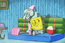 泣く　なく　スポンジボブ GIF - Spongebob Squidward Crying GIFs