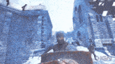 a video game scene with ign written on the bottom left