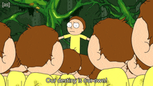 Our Destiny Is Our Own Morty GIF - Our Destiny Is Our Own Morty Rick And Morty GIFs