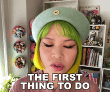 The First Thing To Do Goldie Chan GIF