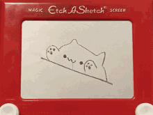 Bongo Cat Bongo Etch GIF - Bongo Cat Bongo Etch Etch A Sketch GIFs