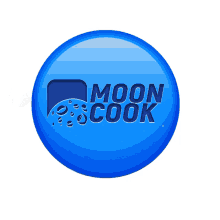 moon cook moon cook logo hands blue