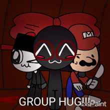 Lexiz Chan Group Hug GIF - Lexiz Chan Group Hug All My Fellas GIFs